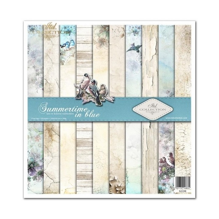 Scrapbookingpapier SLS-006 ''Zomer in blauw''
