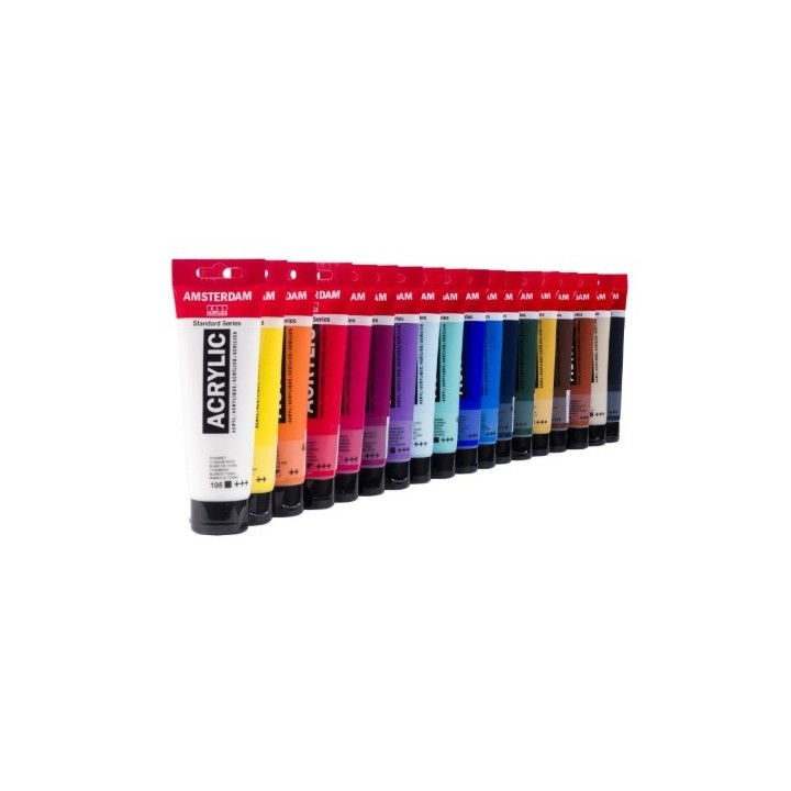 Amsterdam Standard Series Acrylic Paint Value Package 18x120ml