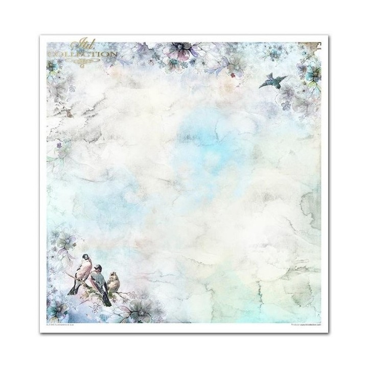 Scrapbookingpapier SLS-006 ''Zomer in blauw''
