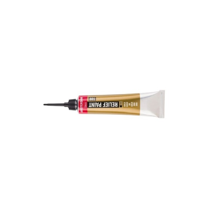 Amsterdam Reliëf Verf Tube Goud 801 20ml