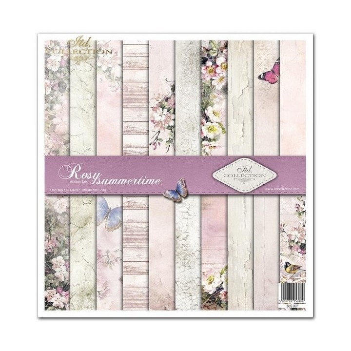 Scrapbookingpapier SLS-007 ''Rosy Summertime''