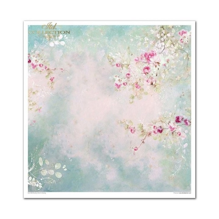 Scrapbookingpapier SLS-008 ''Shabby Chic voor de lente''