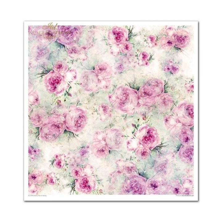 Scrapbookingpapier SLS-008 ''Shabby Chic voor de lente''