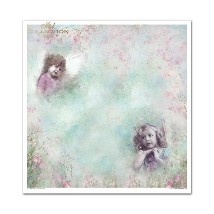 Scrapbookingpapier SLS-008 ''Shabby Chic voor de lente''