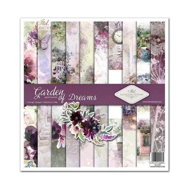 Scrapbookingpapier SLS-009 ''Tuin der Dromen''