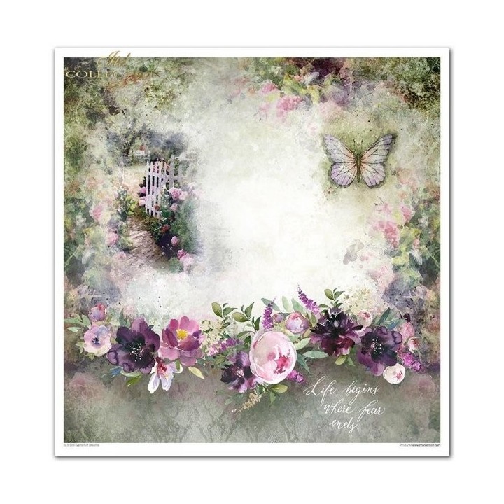 Scrapbookingpapier SLS-009 ''Tuin der Dromen''
