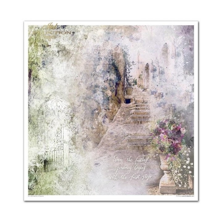 Scrapbookingpapier SLS-009 ''Tuin der Dromen''