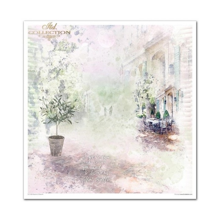 Scrapbookingpapier SLS-009 ''Tuin der Dromen''