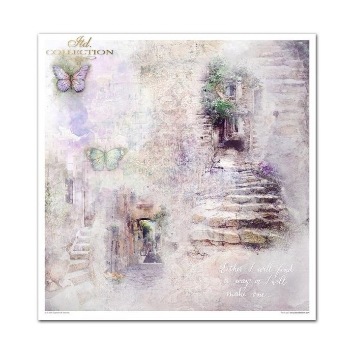 Scrapbookingpapier SLS-009 ''Tuin der Dromen''