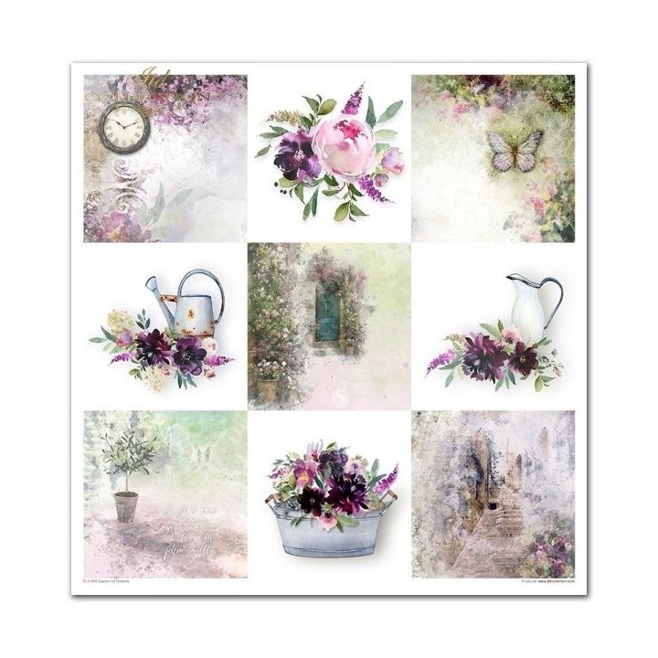 Scrapbookingpapier SLS-009 ''Tuin der Dromen''