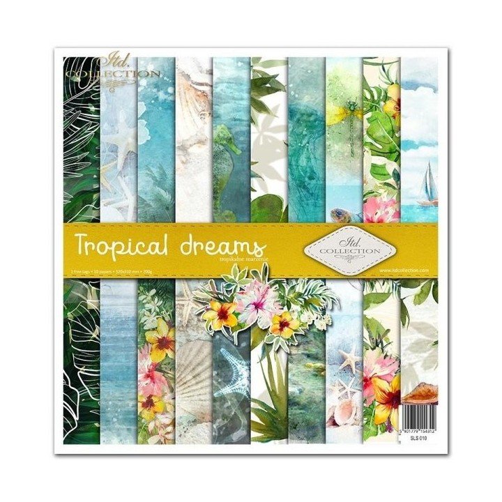 Scrapbookingpapier SLS-010 ''Tropische dromen''