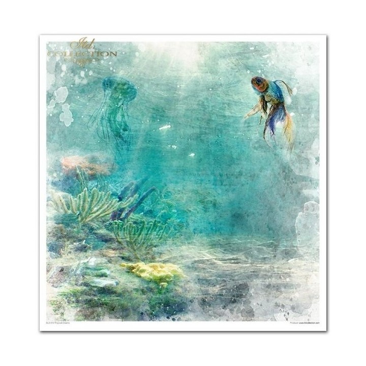 Scrapbookingpapier SLS-010 ''Tropische dromen''