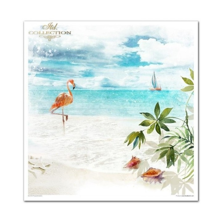 Scrapbookingpapier SLS-010 ''Tropische dromen''