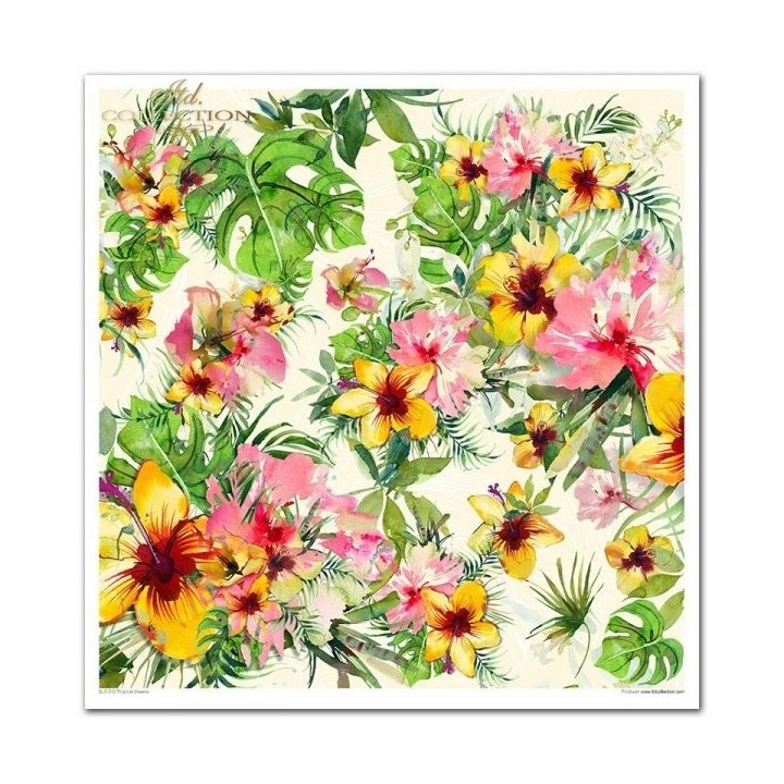 Scrapbookingpapier SLS-010 ''Tropische dromen''