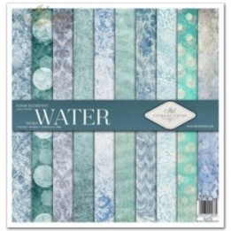 Scrapbookingpapier SLS-012 ''Vier elementen - Water''