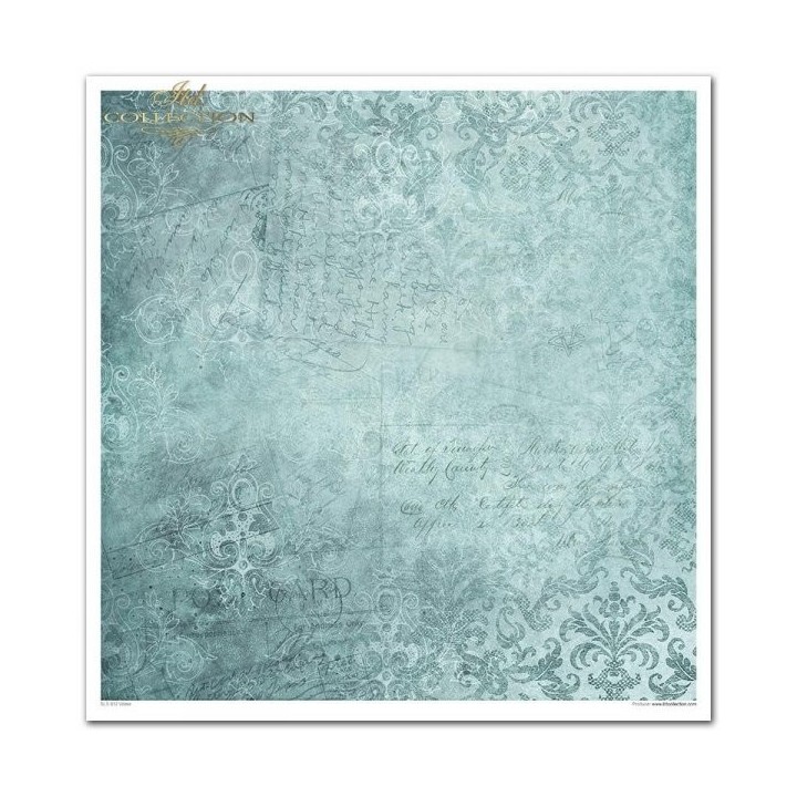 Scrapbookingpapier SLS-012 ''Vier elementen - Water''
