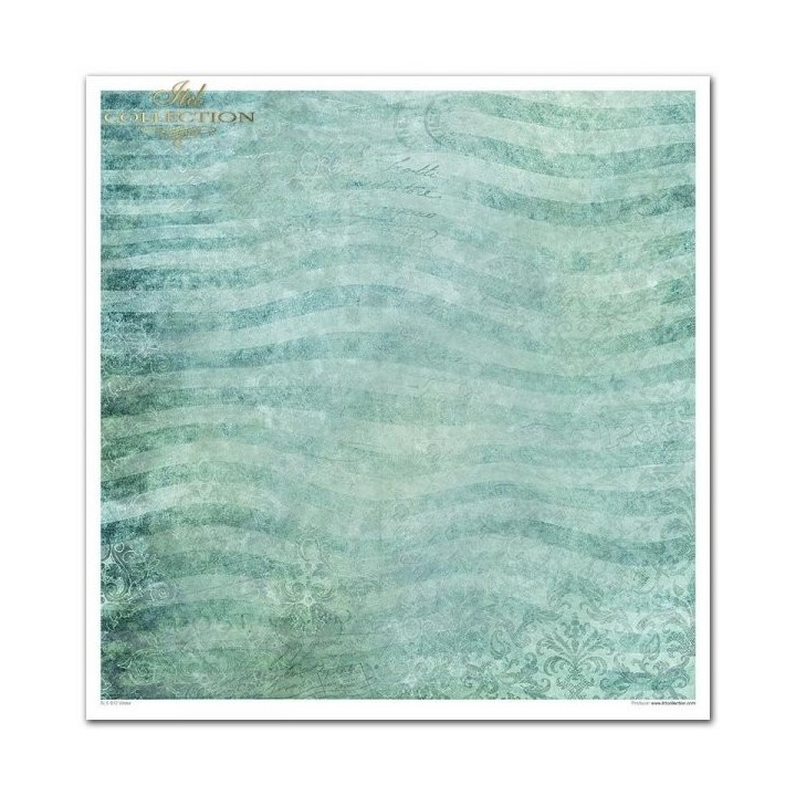 Scrapbookingpapier SLS-012 ''Vier elementen - Water''