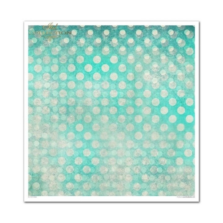 Scrapbookingpapier SLS-012 ''Vier elementen - Water''