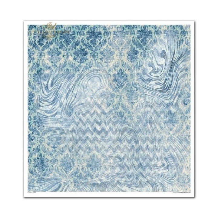 Scrapbookingpapier SLS-012 ''Vier elementen - Water''