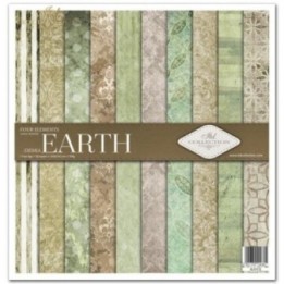 Scrapbookingpapier SLS-013 ''Vier elementen - Aarde''
