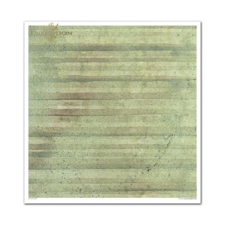 Scrapbookingpapier SLS-013 ''Vier elementen - Aarde''