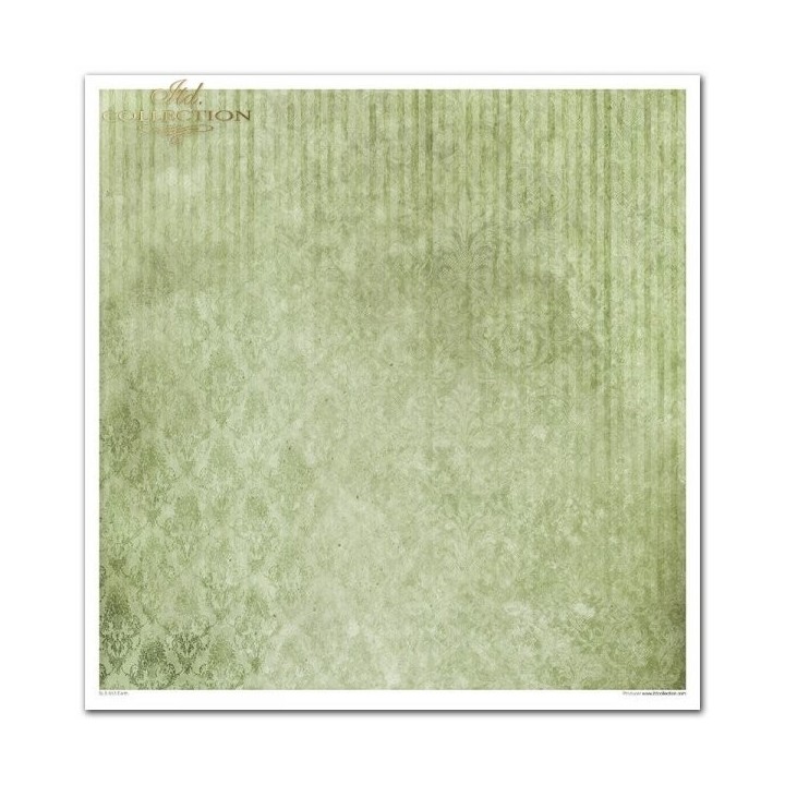 Scrapbookingpapier SLS-013 ''Vier elementen - Aarde''