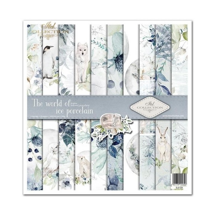 Scrapbookingpapier SLS-020 ''De wereld van ijsporselein''