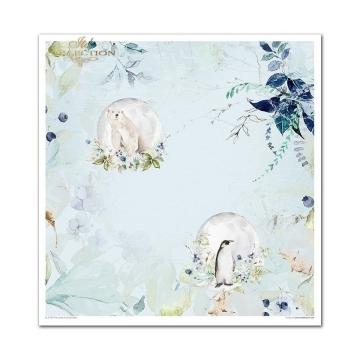 Scrapbookingpapier SLS-020 ''De wereld van ijsporselein''