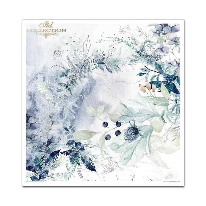 Scrapbookingpapier SLS-020 ''De wereld van ijsporselein''