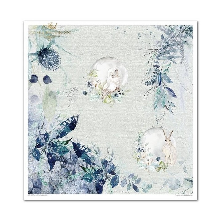 Scrapbookingpapier SLS-020 ''De wereld van ijsporselein''