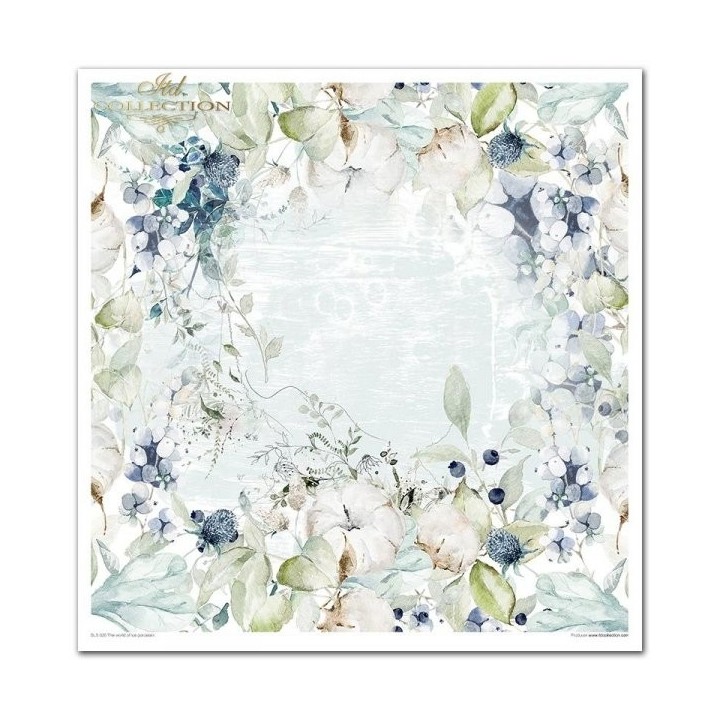 Scrapbookingpapier SLS-020 ''De wereld van ijsporselein''
