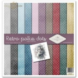 Scrapbookingpapier SLS-015 ''Retro polka dots''