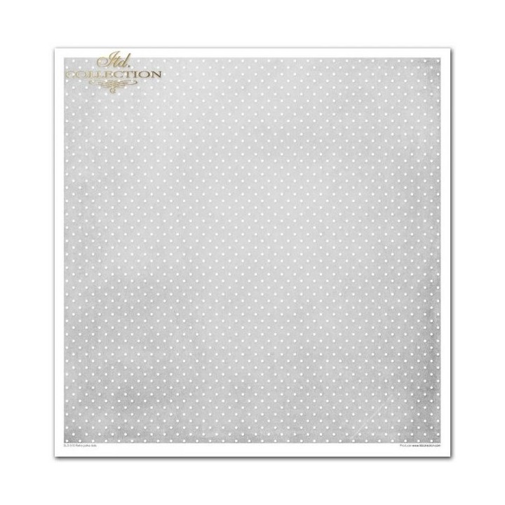 Scrapbookingpapier SLS-015 ''Retro polka dots''