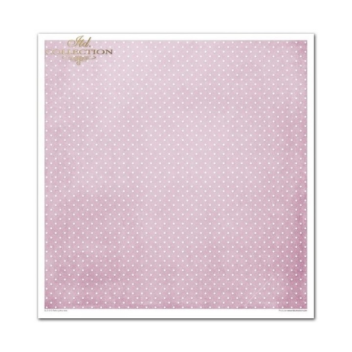 Scrapbookingpapier SLS-015 ''Retro polka dots''