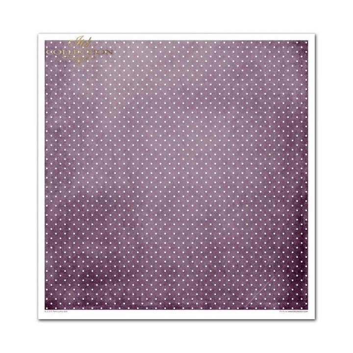 Scrapbookingpapier SLS-015 ''Retro polka dots''