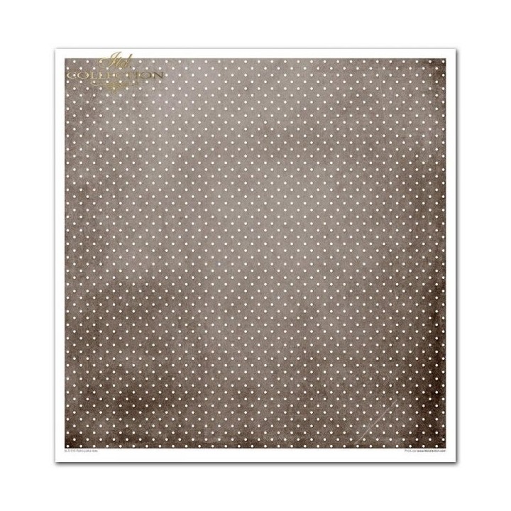 Scrapbookingpapier SLS-015 ''Retro polka dots''