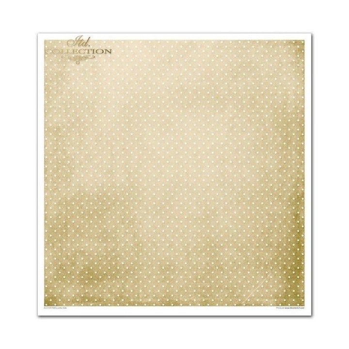 Scrapbookingpapier SLS-015 ''Retro polka dots''