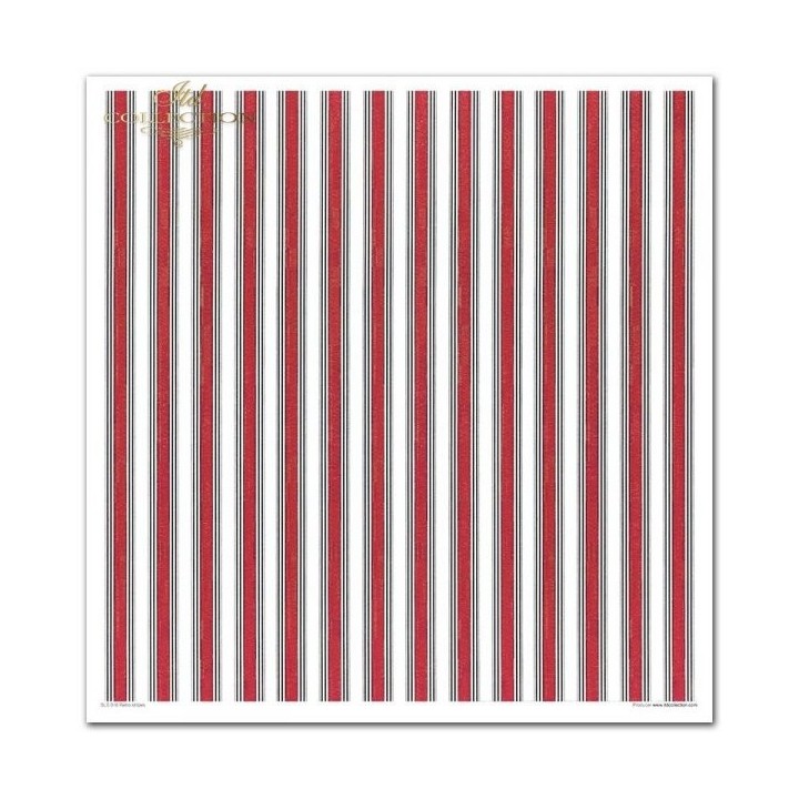 Scrapbookingpapier SLS-016 ''Retro strepen''