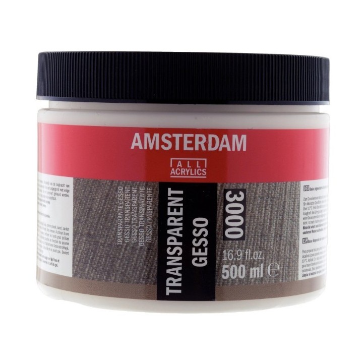 Amsterdam Gesso Transparant 3000 Pot 500ml