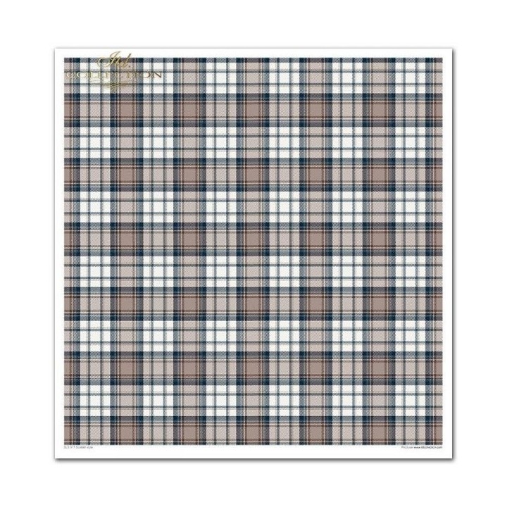 Scrapbookingpapier SLS-017 ''Schotse stijl''