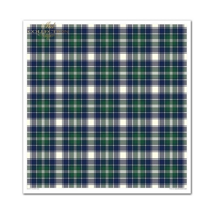 Scrapbookingpapier SLS-017 ''Schotse stijl''