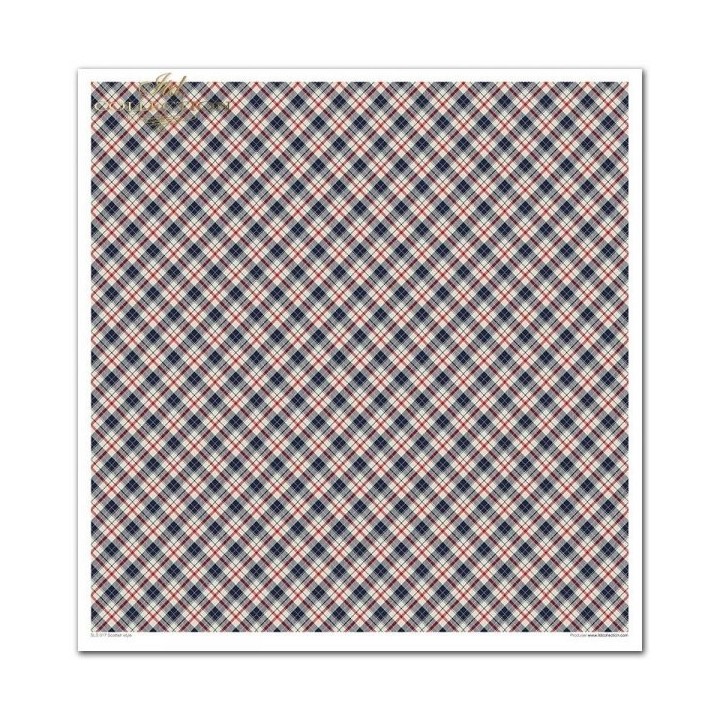 Scrapbookingpapier SLS-017 ''Schotse stijl''