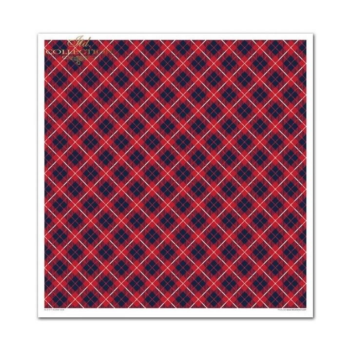 Scrapbookingpapier SLS-017 ''Schotse stijl''