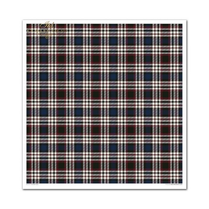 Scrapbookingpapier SLS-017 ''Schotse stijl''