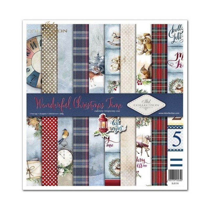 Scrapbookingpapier SLS-018 ''Wonderful Christmas Time''