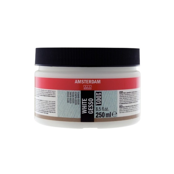 Amsterdam Gesso Wit 1001 Pot 250ml