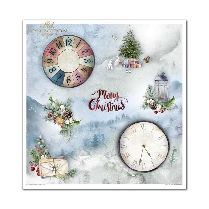 Scrapbookingpapier SLS-018 ''Wonderful Christmas Time''