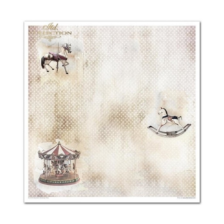 Scrapbookingpapier SLS-018 ''Wonderful Christmas Time''