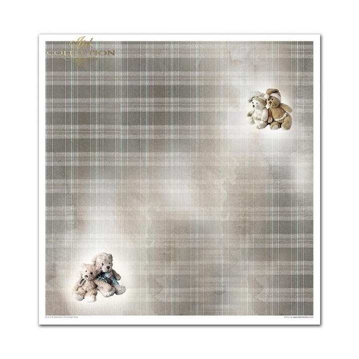 Scrapbookingpapier SLS-018 ''Wonderful Christmas Time''
