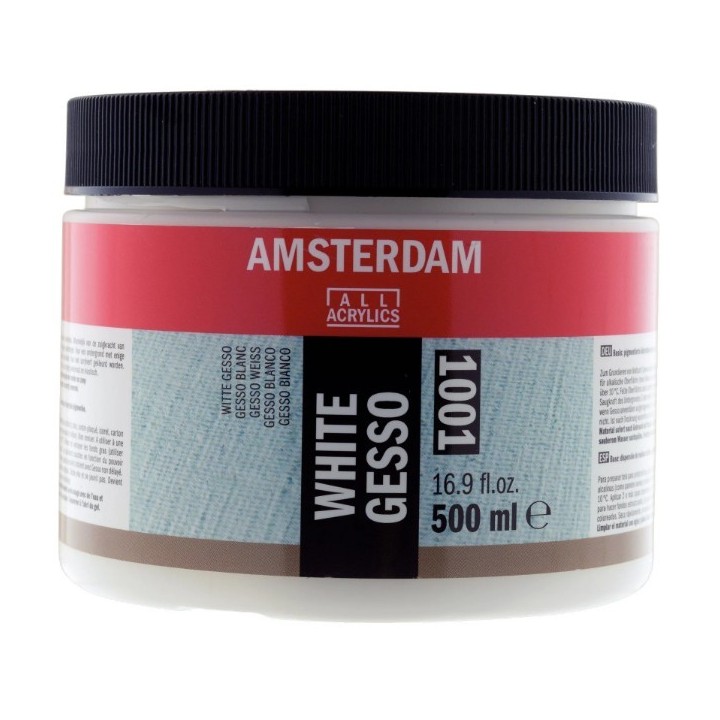 Amsterdam Gesso Wit 1001 Pot 500ml